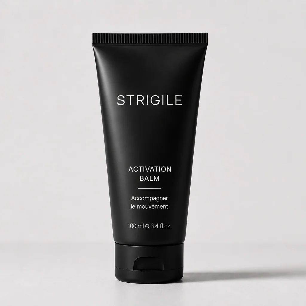 Le tube noir du baume d’activation